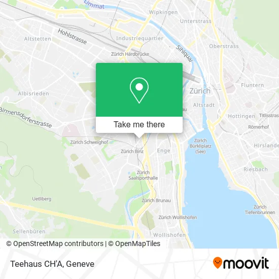 Teehaus CH'A map