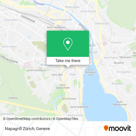 Napagrill Zürich map