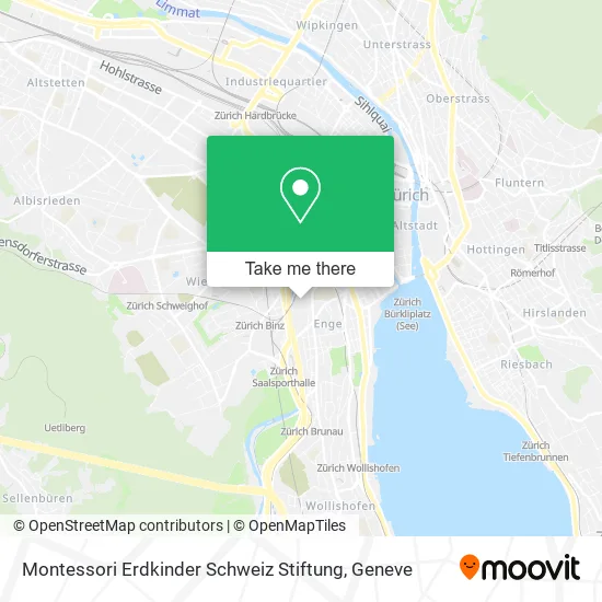 Montessori Erdkinder Schweiz Stiftung map
