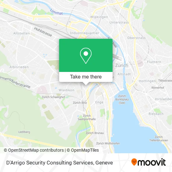 D'Arrigo Security Consulting Services map