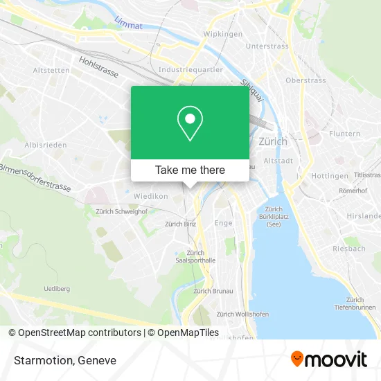 Starmotion map