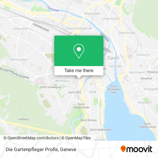 Die Gartenpfleger Profis map
