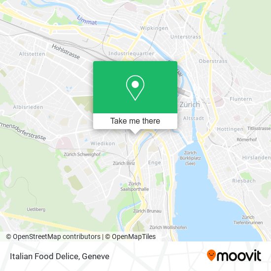 Italian Food Delice map