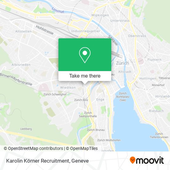 Karolin Körner Recruitment map