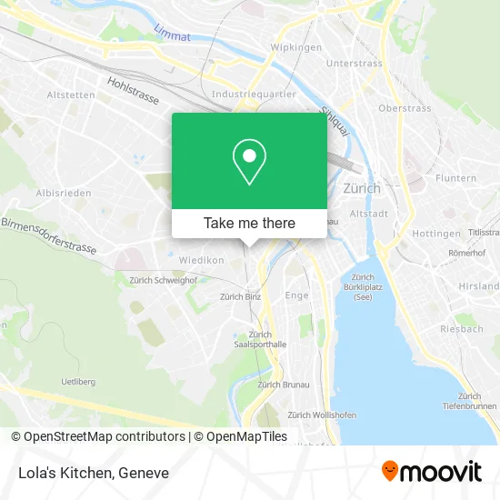 Lola's Kitchen map