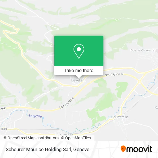 Scheurer Maurice Holding Sàrl map