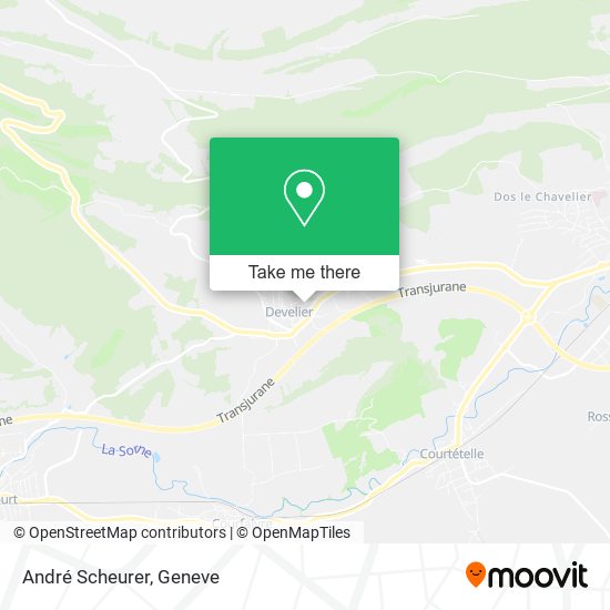 André Scheurer map