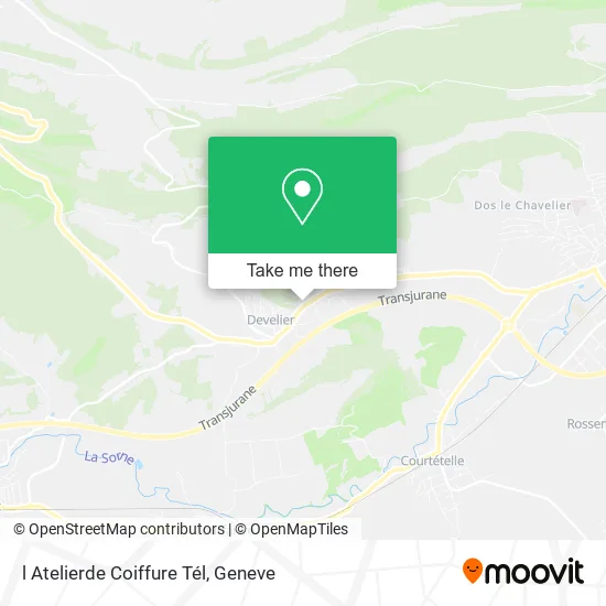 l Atelierde Coiffure Tél map