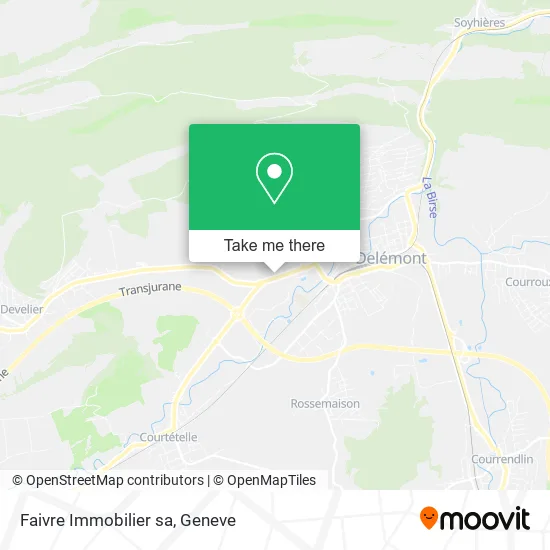 Faivre Immobilier sa map