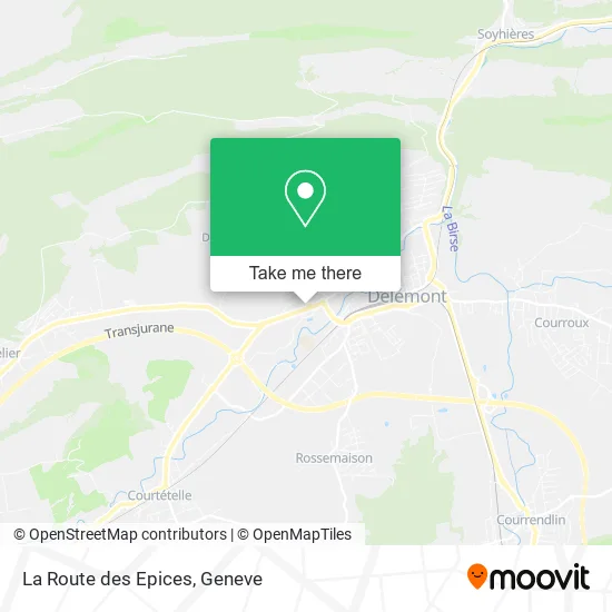 La Route des Epices plan