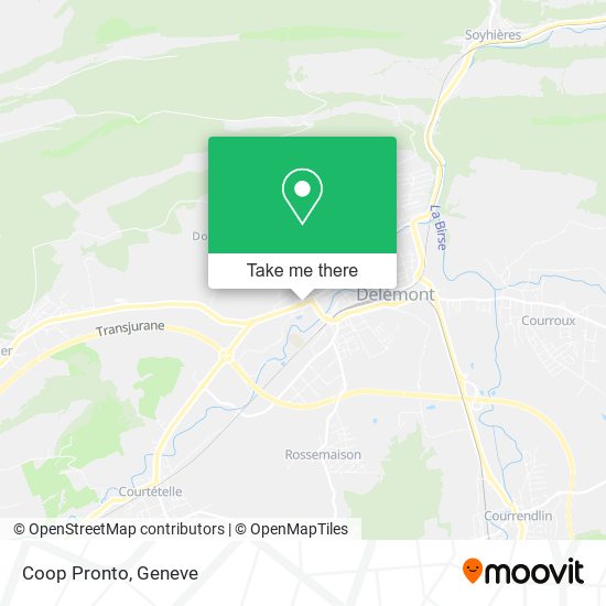 Coop Pronto map