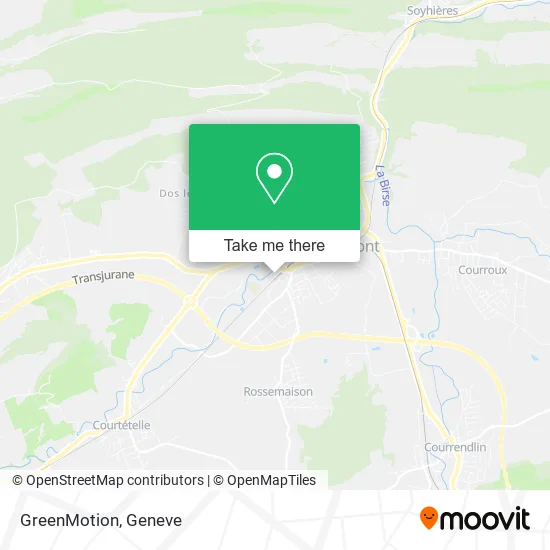 GreenMotion map