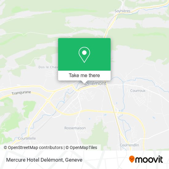 Mercure Hotel Delémont map