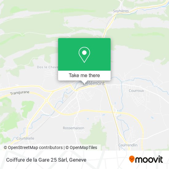 Coiffure de la Gare 25 Sàrl map