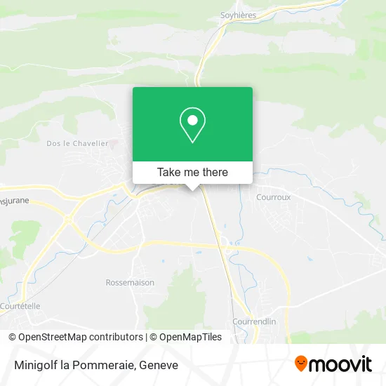 Minigolf la Pommeraie map