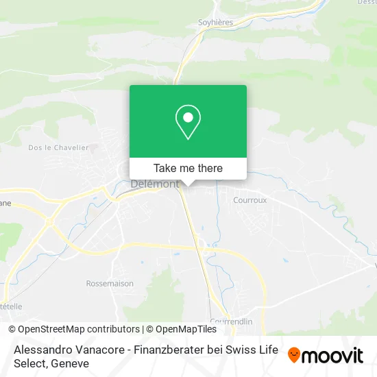 Alessandro Vanacore - Finanzberater bei Swiss Life Select map