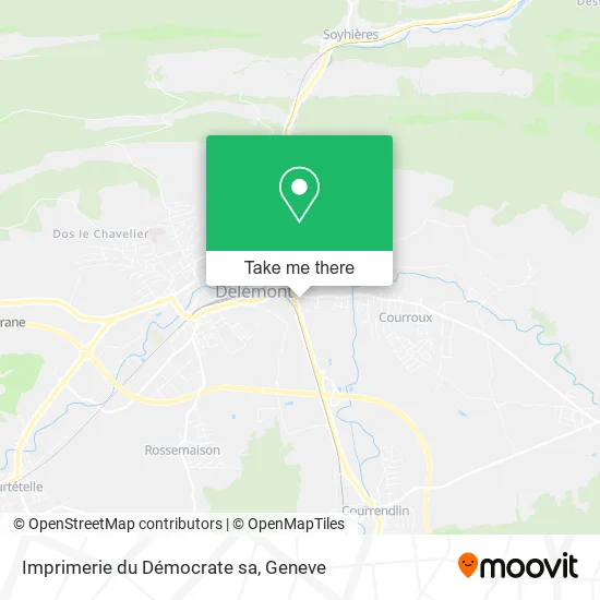 Imprimerie du Démocrate sa map