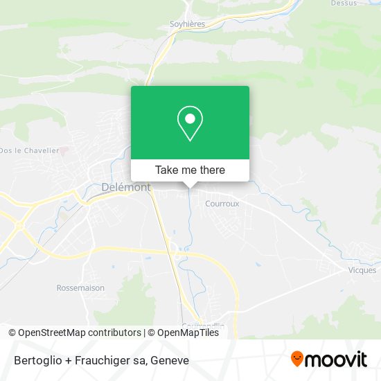 Bertoglio + Frauchiger sa map