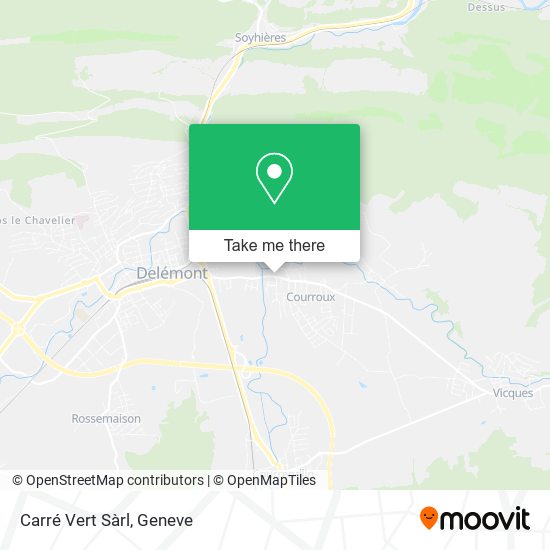 Carré Vert Sàrl map