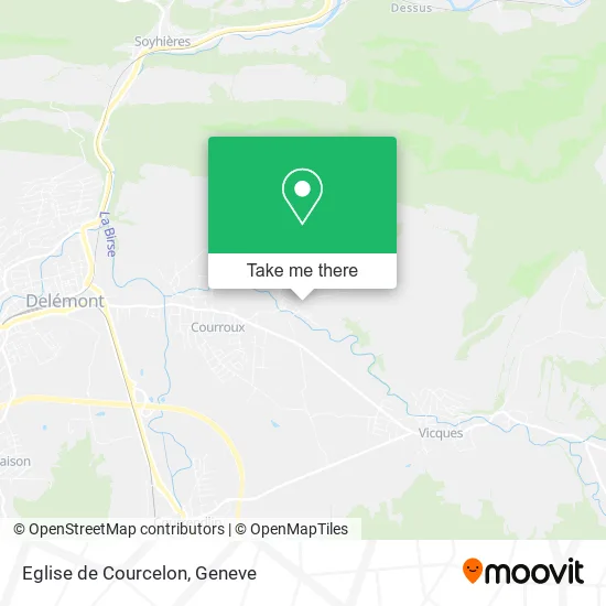 Eglise de Courcelon plan