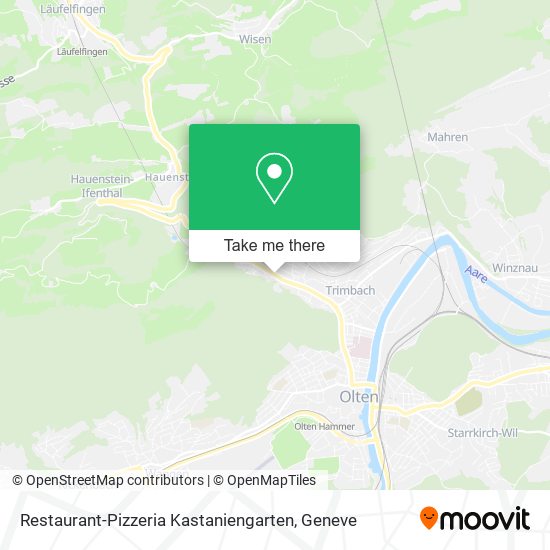 Restaurant-Pizzeria Kastaniengarten map