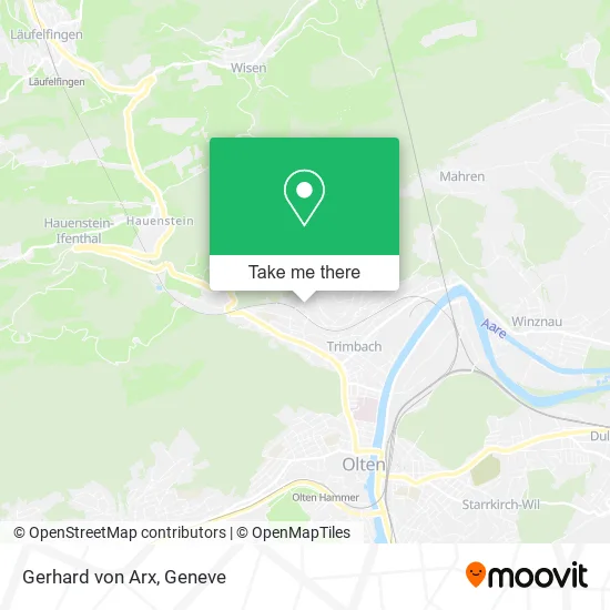 Gerhard von Arx map