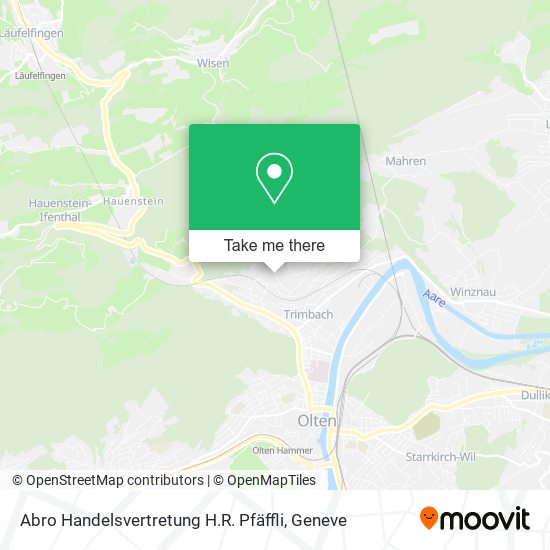 Abro Handelsvertretung H.R. Pfäffli map