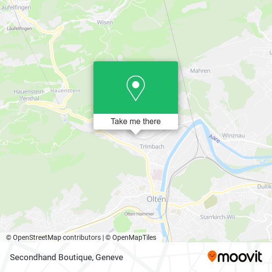 Secondhand Boutique map