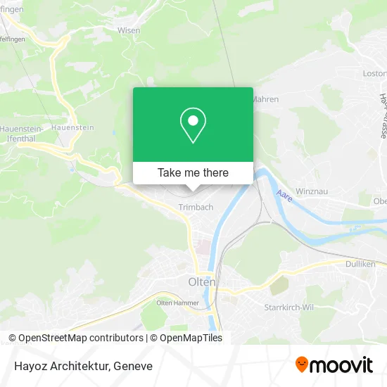 Hayoz Architektur map