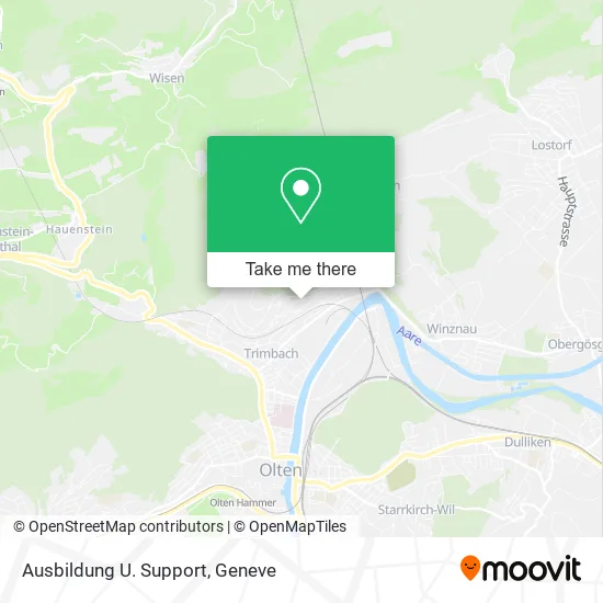 Ausbildung U. Support map