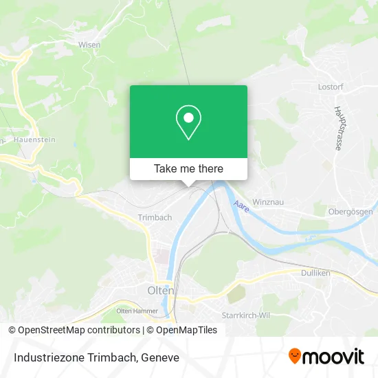 Industriezone Trimbach map