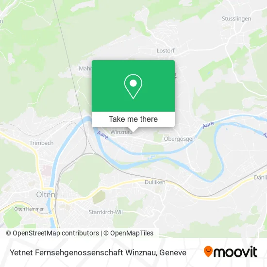 Yetnet Fernsehgenossenschaft Winznau map