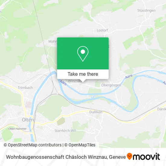 Wohnbaugenossenschaft Chäsloch Winznau map