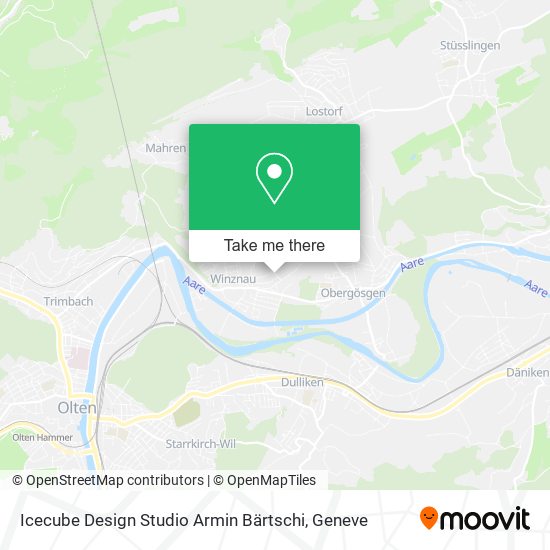 Icecube Design Studio Armin Bärtschi map