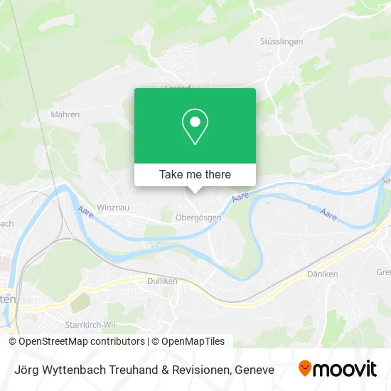 Jörg Wyttenbach Treuhand & Revisionen map