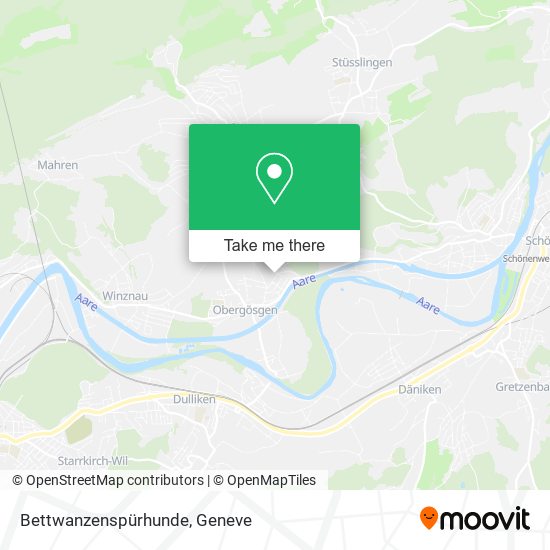 Bettwanzenspürhunde map