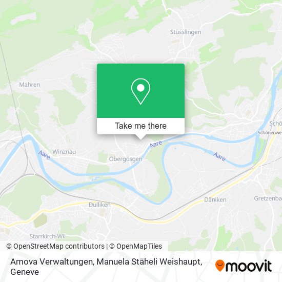 Amova Verwaltungen, Manuela Stäheli Weishaupt map