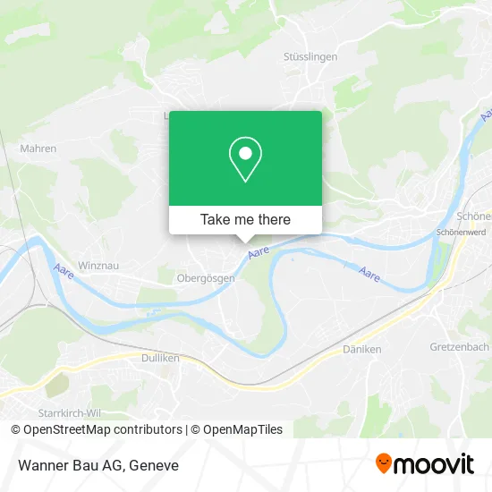 Wanner Bau AG map