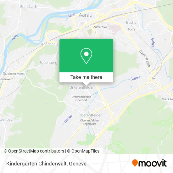 Kindergarten Chinderwält map