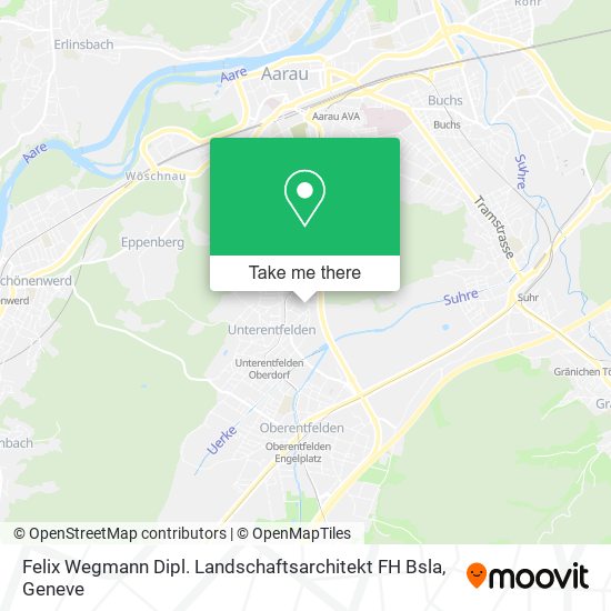 Felix Wegmann Dipl. Landschaftsarchitekt FH Bsla map