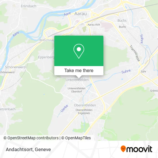 Andachtsort map
