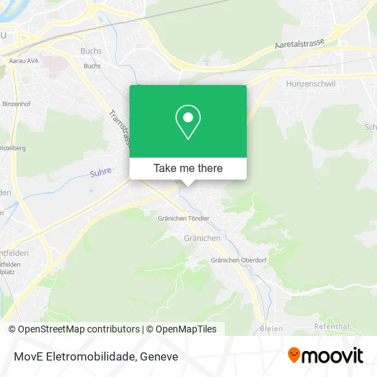 MovE Eletromobilidade map