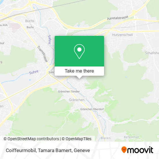Coiffeurmobil, Tamara Bamert map