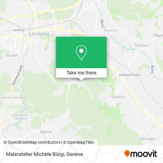 Maleratelier Michèle Bürgi map