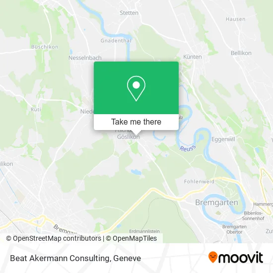 Beat Akermann Consulting map