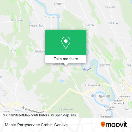 Mäni's Partyservice GmbH map