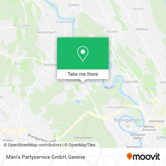 Mäni's Partyservice GmbH map