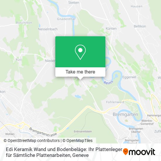 Edi Keramik Wand und Bodenbeläge: Ihr Plattenleger für Sämtliche Plattenarbeiten map