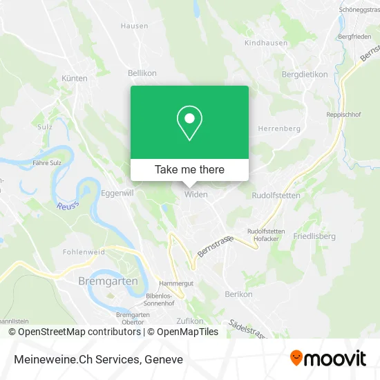 Meineweine.Ch Services map