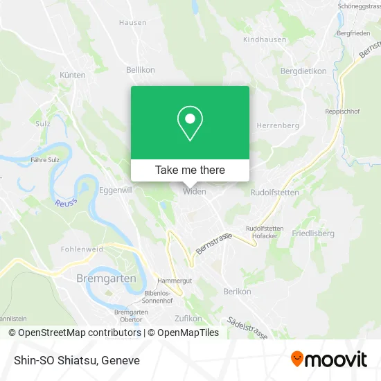 Shin-SO Shiatsu map